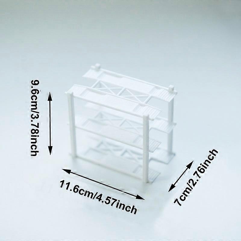 1PCS Multi-layer Display Shelf Adjustable Height 3D Printed Collection Storage Rack Wheel Groove Design for 1/64 1/43 Car Model