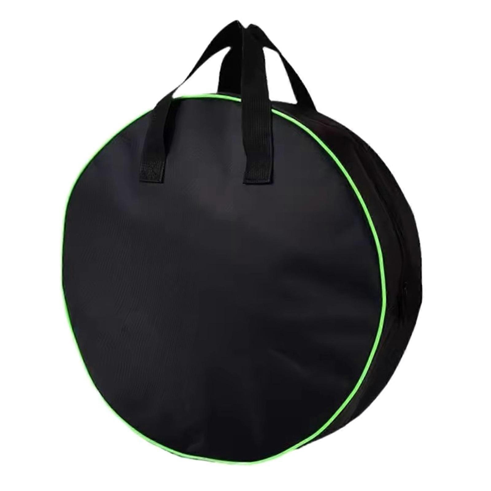 Electric Vehicle Charging Cord Storage Bag Case Water Resistant Large Compartment Organiser with Carrying Handle Rope  Green Small