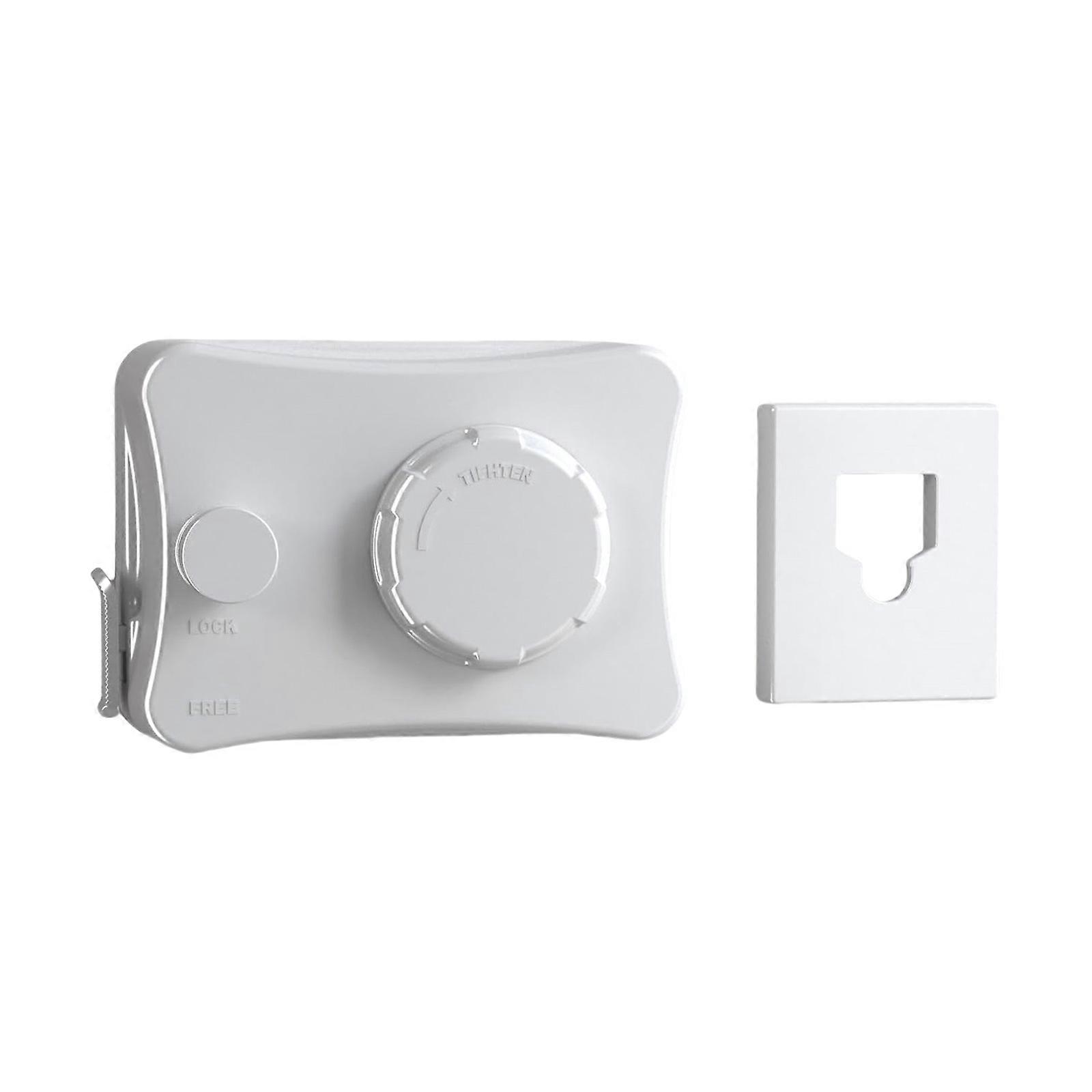 Wall Mounted Retractable Clothesline Aluminum Alloy Rope Large Capacity Space Efficient Drying Solution  White