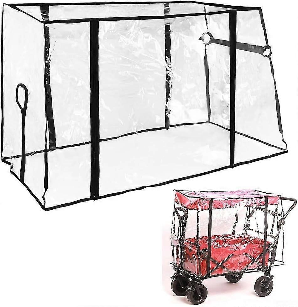 غطاء المطر عربة ، مظلة غطاء المطر عربة الدفع والسحب ، مرفق مظلة عربة قابلة للطي ، مناسبة لغطاء عربة نزهة التخييم في الهواء الطلق (عربة غير مدرجة