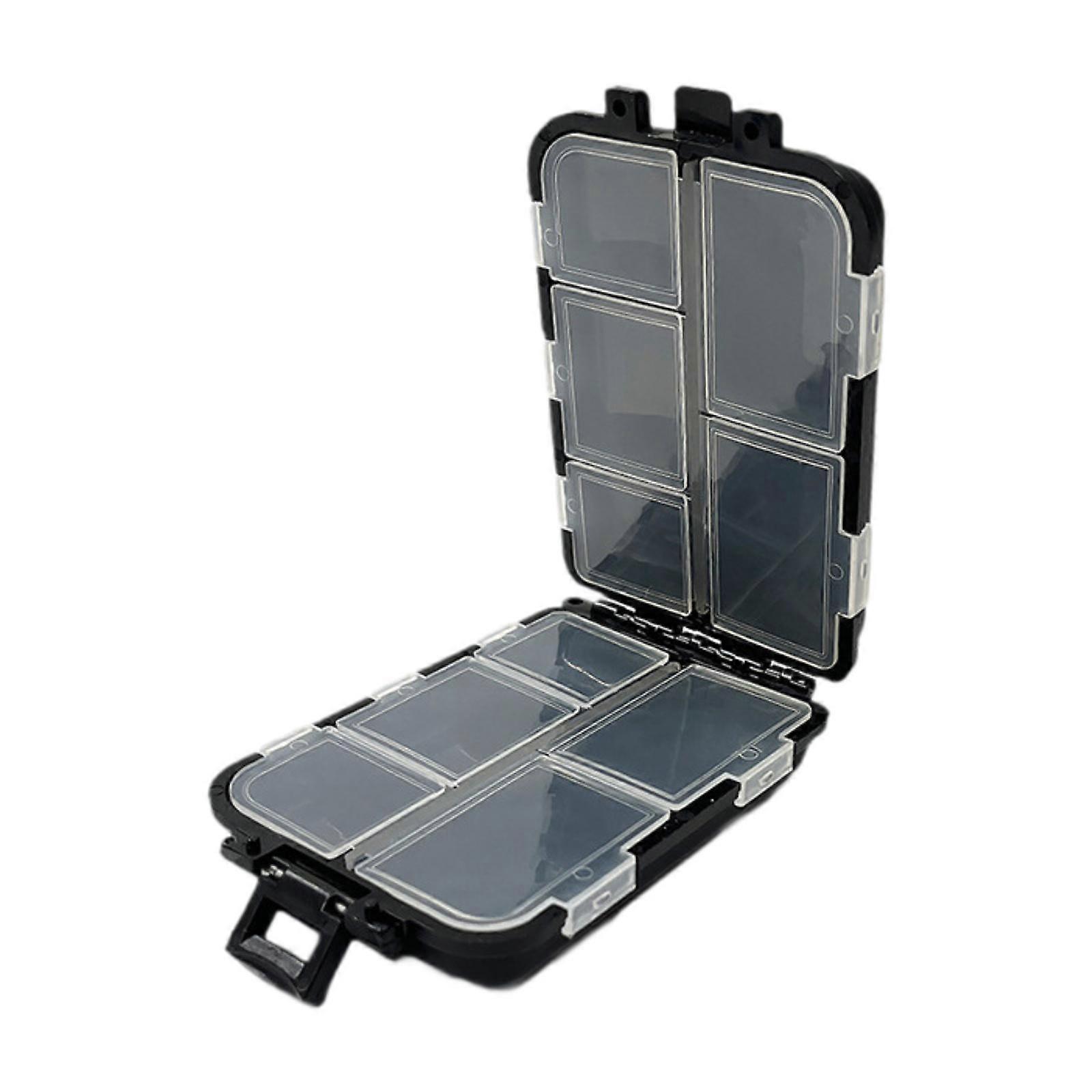 Fishing Lure Box Hooks Baits Storage Lightweight Snap Lock Accessory