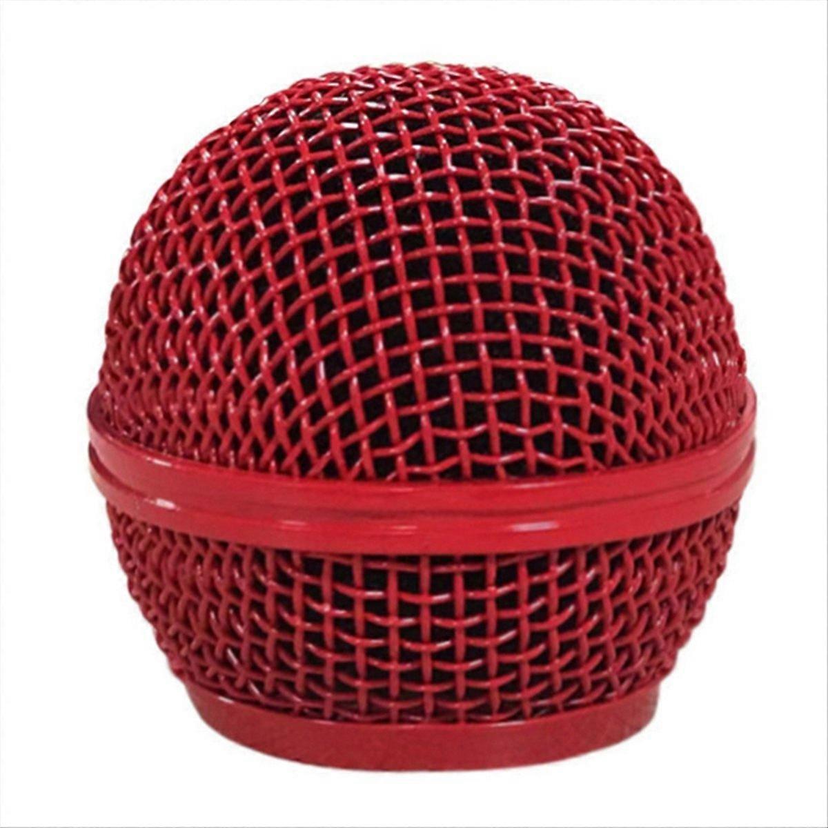 Wireless Microphone Grille Microphone Accessories Red