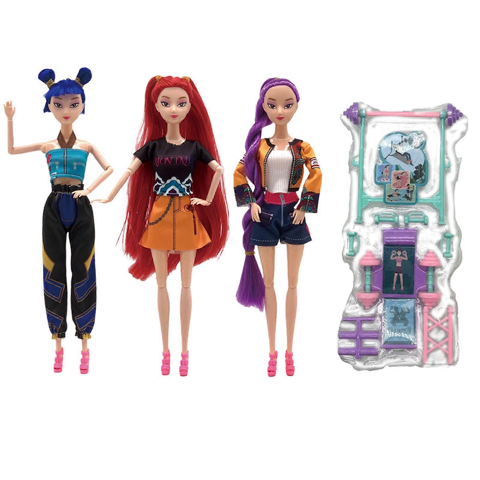 K-Pop Dämonenjäger Action-Modepuppe, realistisches Design, Modell, Schreibtischdeko, Spielzeug, K-Pop Merchandise, Geschenk