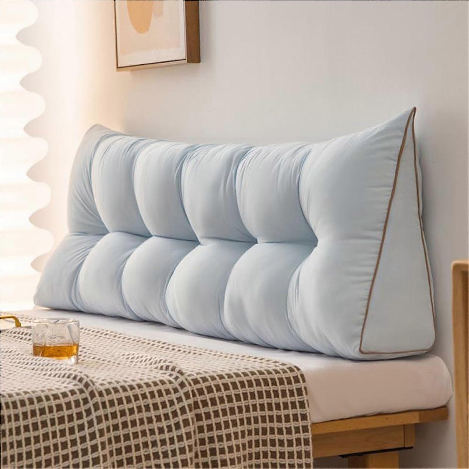 Wedge Pillow 150cm for Bed Back Support and Reading Comfort Fits Single Double Queen King