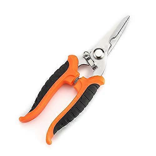 Salad Scissors Orange Yellow, Comfortable Handle, Sharp Cutting Edge, Simple Practical Kitchen Tool