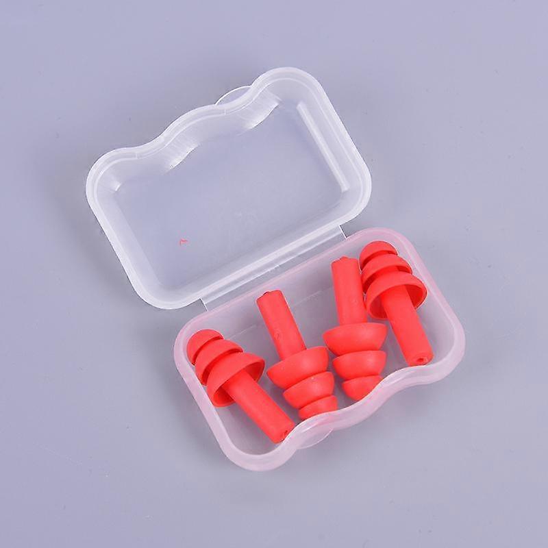 2 Pair Practical Travel Sleeping Noise Reduction Ear Plugs Sleep Noise Prevention Earplugs
