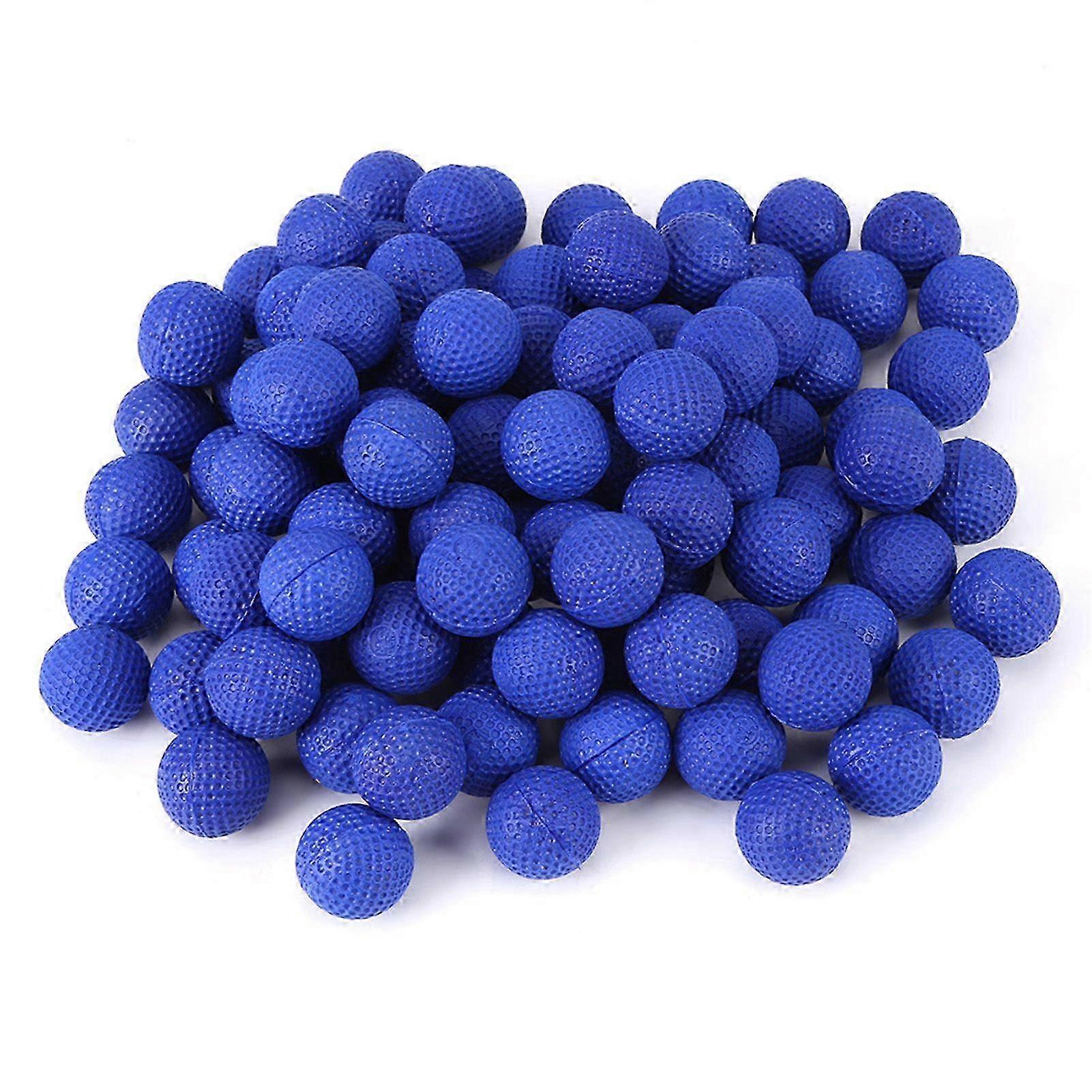 100pcs Rounds Soft Elastic Balls For Rival Zeus Apollo Toy Compatible Gun Bullet BlueHwy