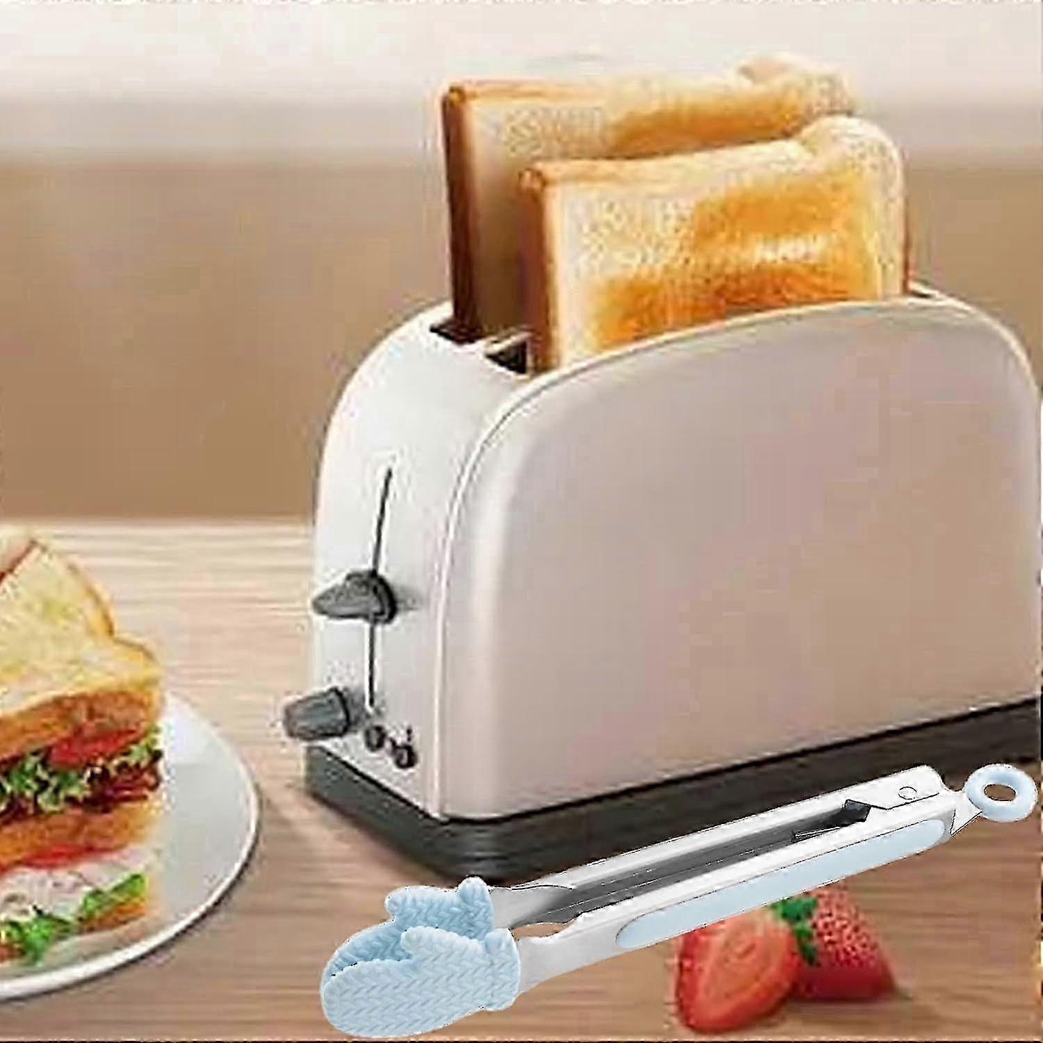 Silicone Food Tongs with Locking Buckle, Non-Slip Serving Tongs 2025