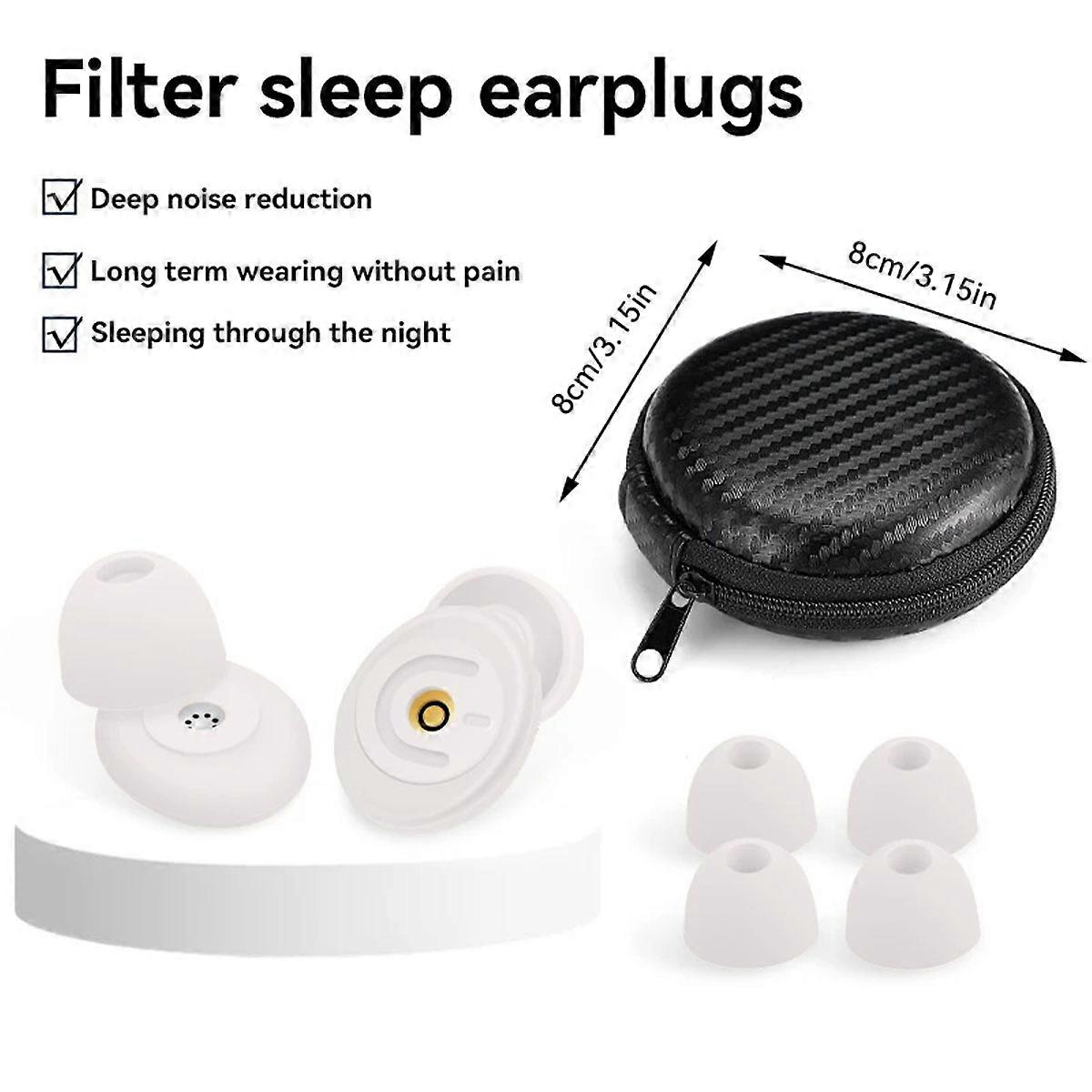 The new noise-canceling filter ring sound-isolating earbuds are a safe sleep artifact for night sleep