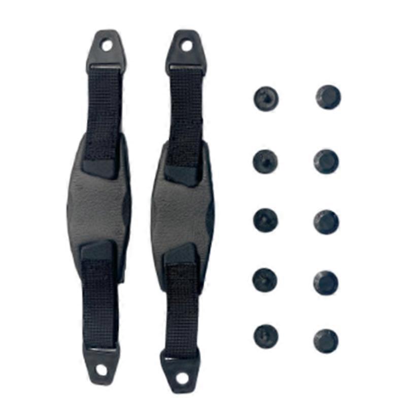 Heel Strap For Clogs Ergonomic Hook & Loop Design Lightweight EVA For Travel Comfort  Black