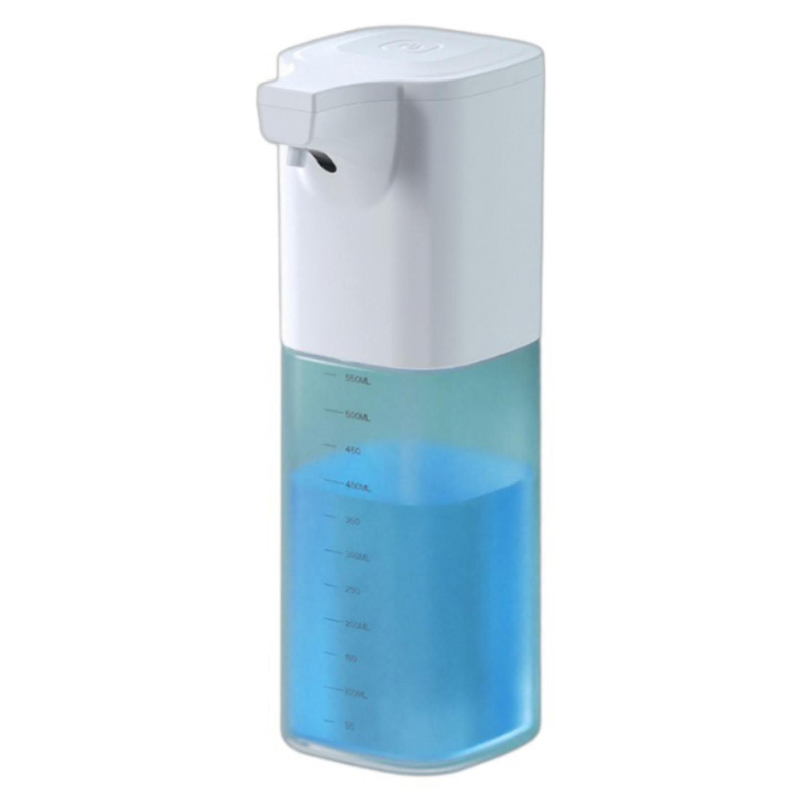 XIUH Automatic Touchless Liquid Soap Dispenser 18.6oz/550ml, Rechargeable, Wall Mount, 4 Adjustable Modes, Compatible with Various Soaps, for