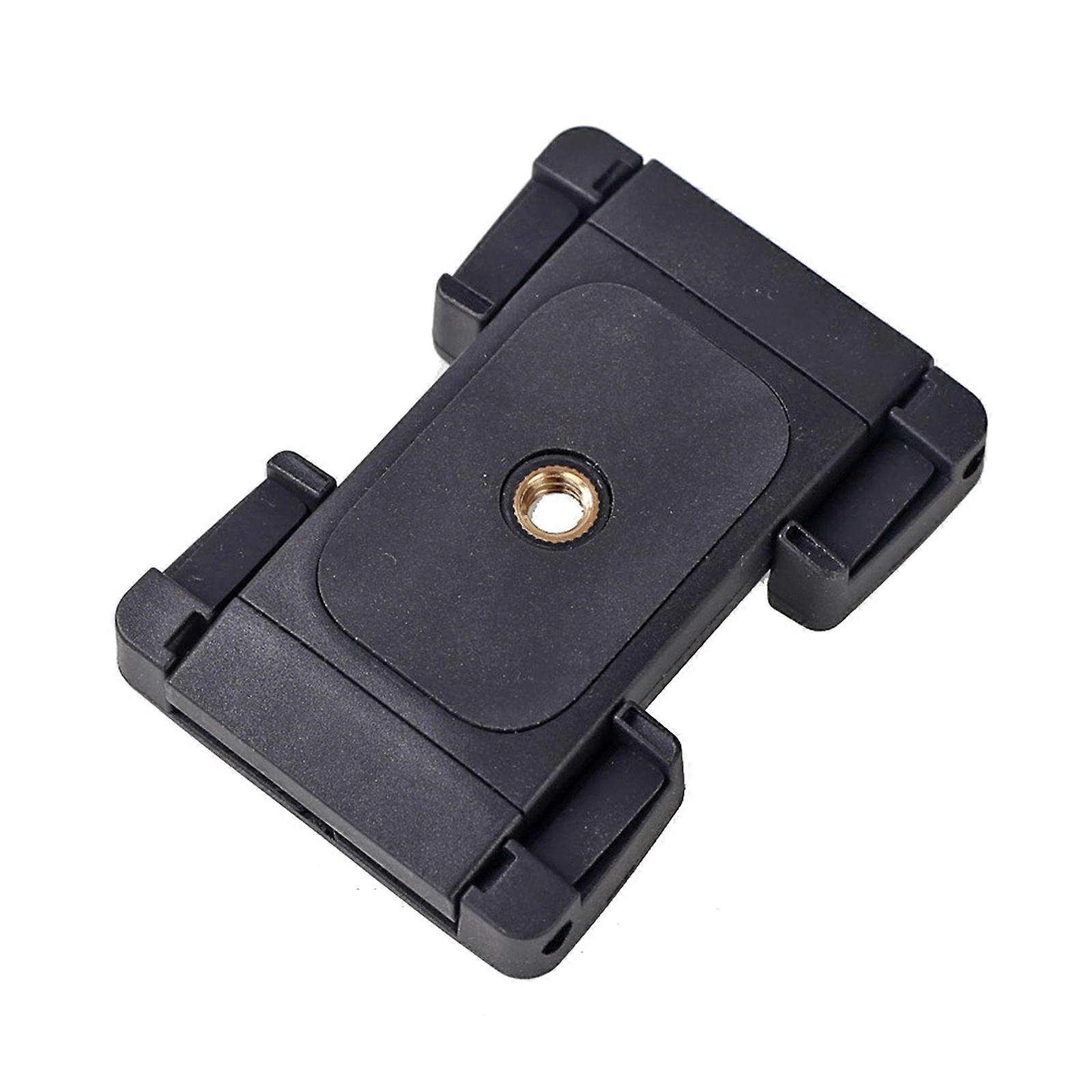 Phone Mount With Quick Adjustment Feature Double 1/4in Screw Hole Cold Shoe for 7inch Mobile Devices Multicolor