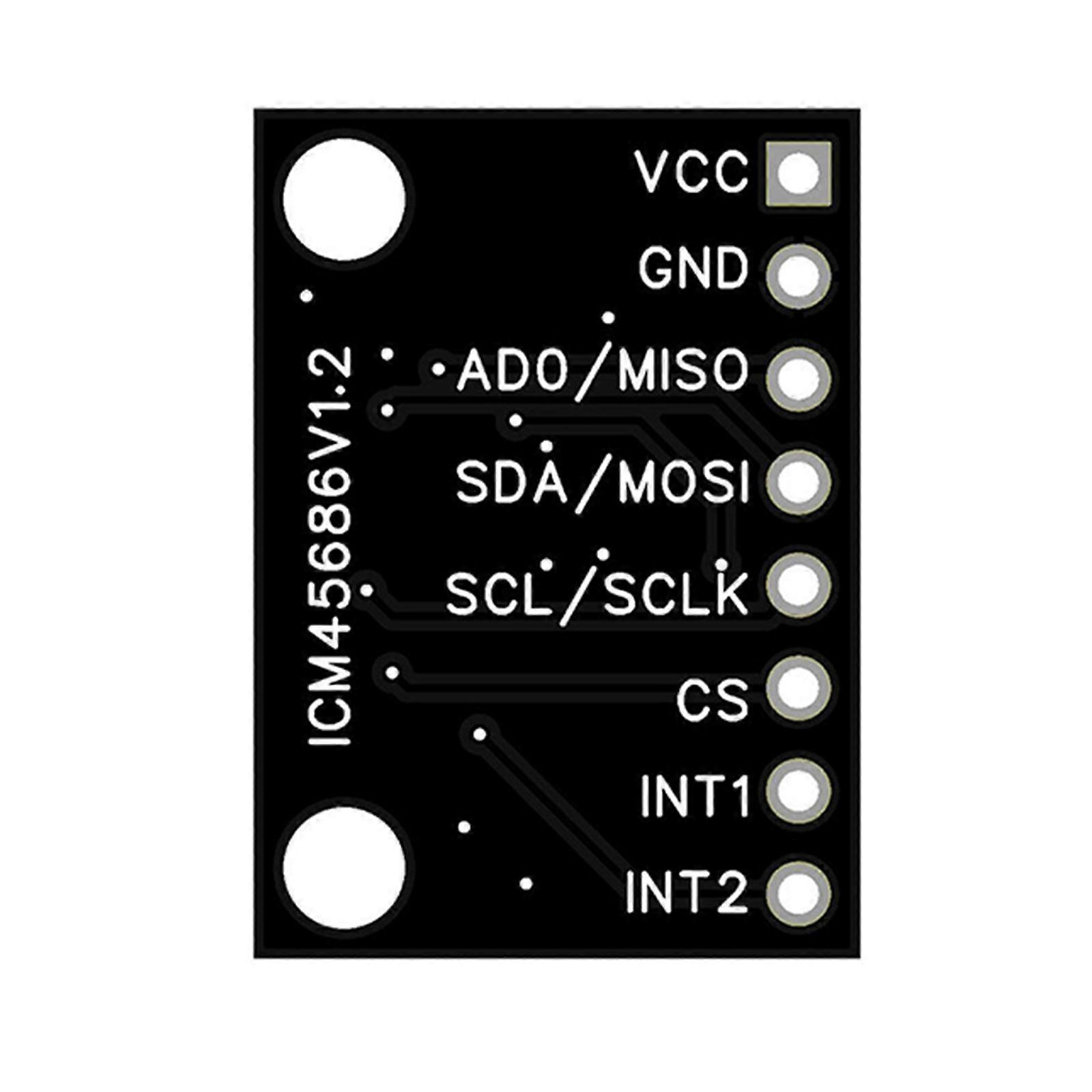 ICM45686 6 Axes Accelerometer Gyroscope Sensory Module Replacement for Drones Control Robotic Monitoring Multicolor