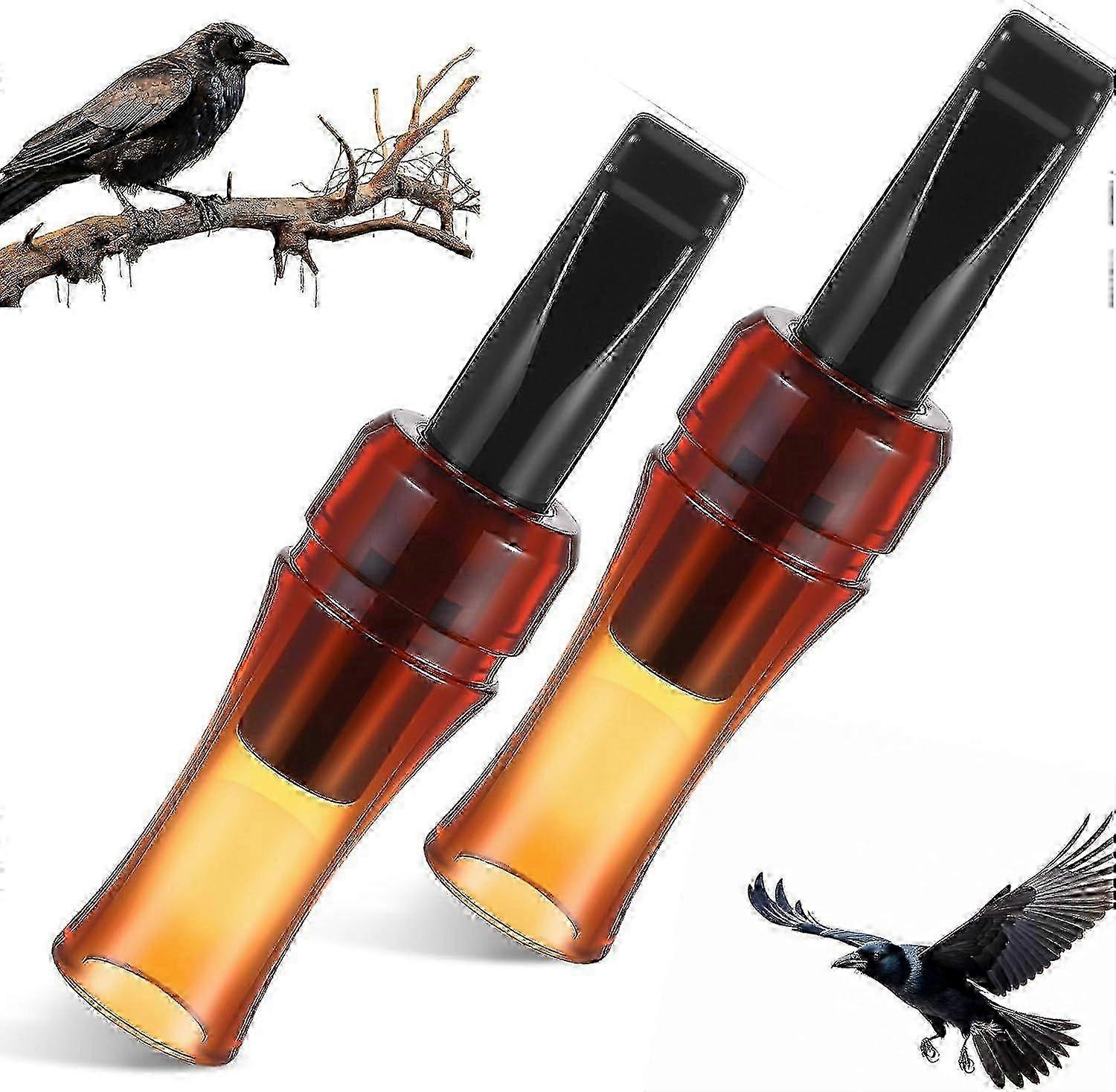 Crow Caller to Attract Crows, Crow Call Whistle, Portable Crow Luring Whistle, Decoying Imitation Hunting Crow Caller Whistle, for Outdoor, Nature Ent