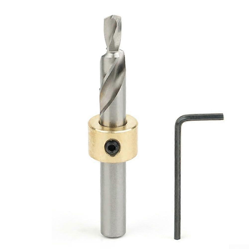 Stainless Steel Step Drill Bit with Sleeve for Aluminum Profile, Woodworking & Metalworking M6