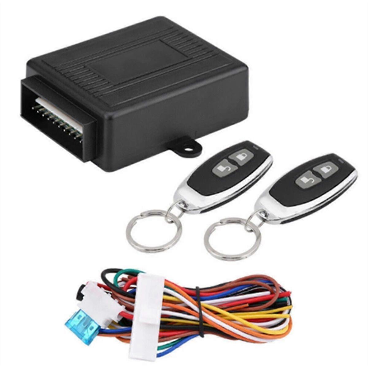 12V DC Universal Car Remote Central Kit Door Lock Keyless Alarm System Central Locking with Auto Rem