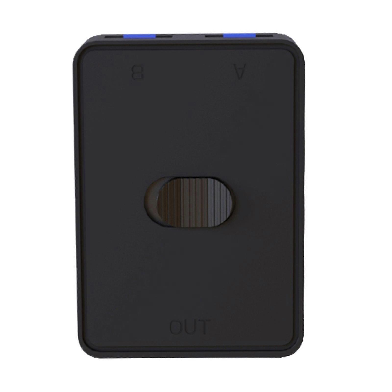 USB3.0 Switcher Printer Scanner USB Sharing Switches Splitter for Two PCs with USBSwitch for Office Setups Multicolor