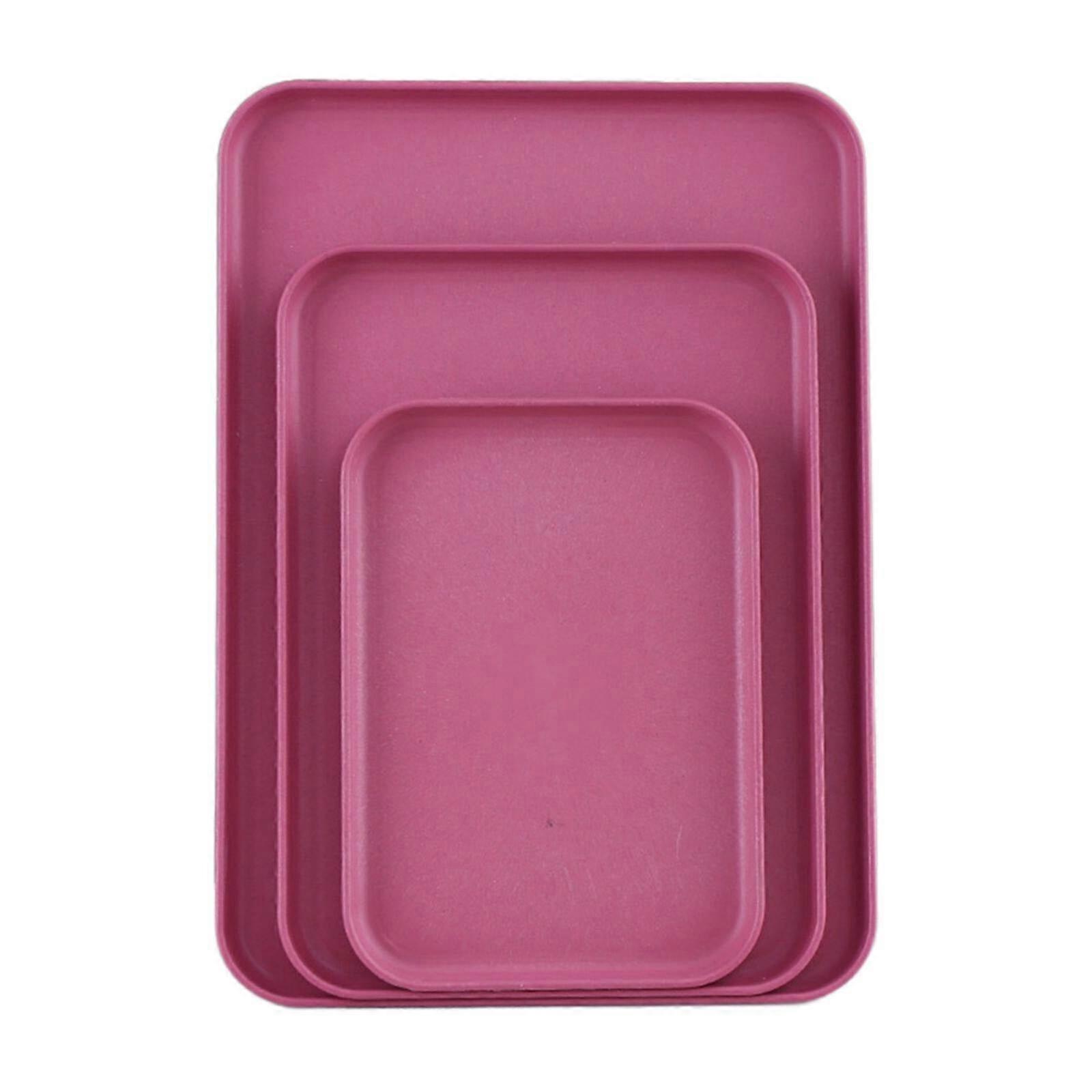 WRXMIJNHGSA Clearance,Birch Multi Use Large Capacity Serving Tray Plastic Practical Food Grade Storage Tray For Home Anti Deformed Shockproof A