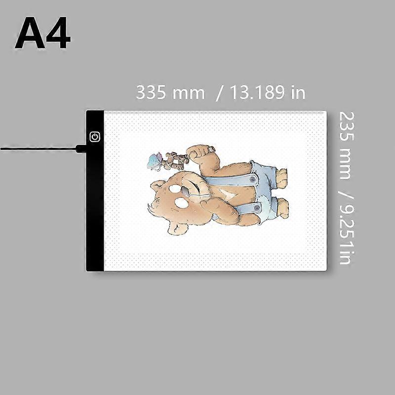 LED Light Pad copy table Transparent Writing Drawing Board Ideal for Artist  And Students Anime Art Replication Tracing Tool