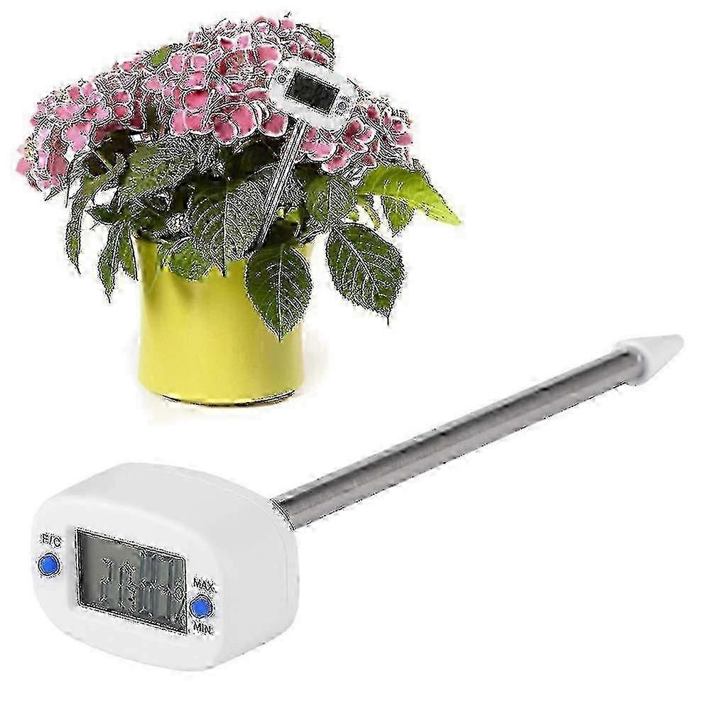 2025 Soil Ph Meter, Temperature Moisture Meter Mini Electronic Soil Temperature Moisture Meter Temperature Humidity Tester For