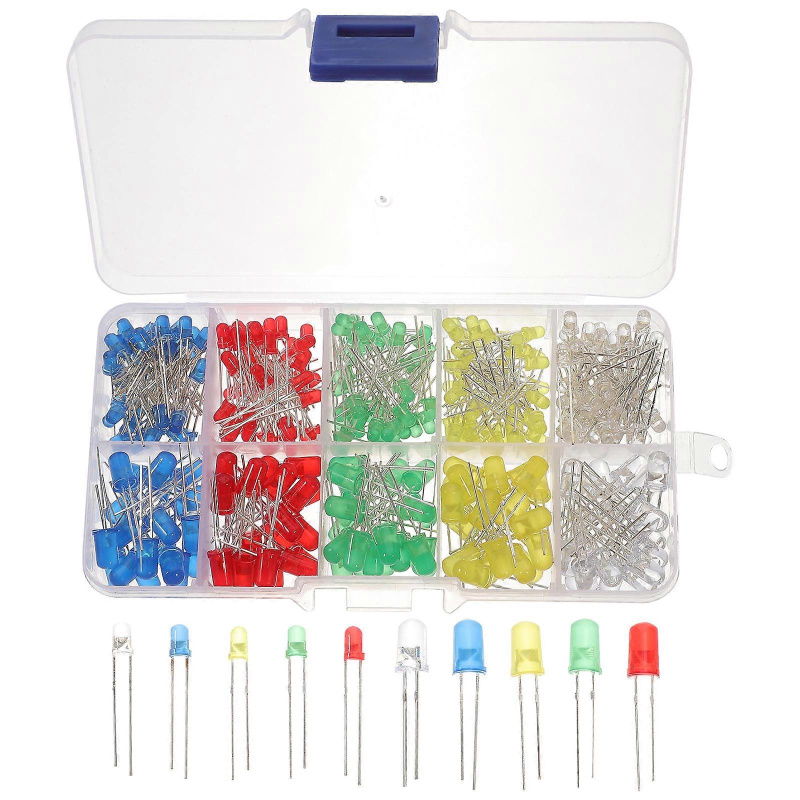 1 Set LED Diode Assorted Color Single LED Light Small LED Light for Craft