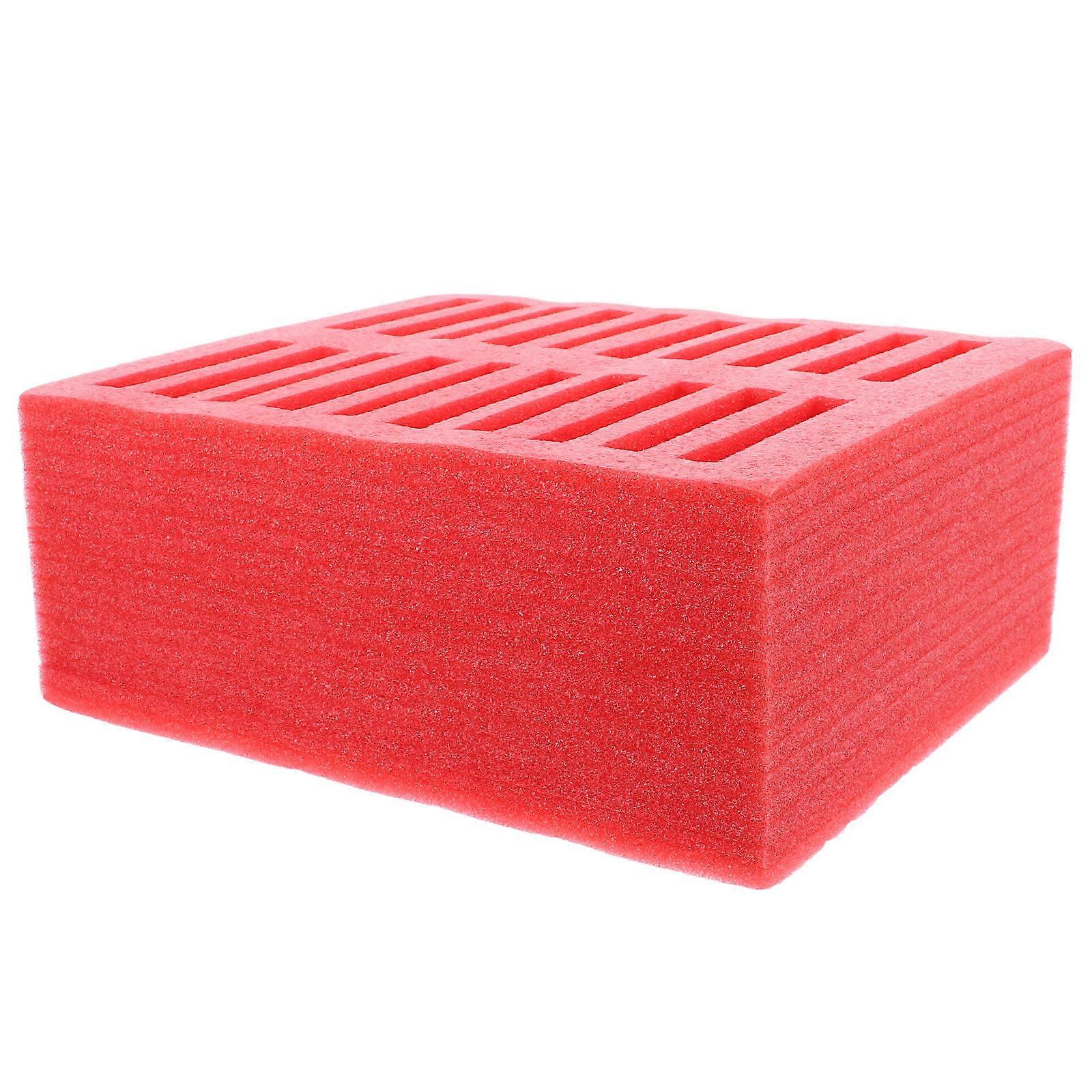 Phone Storage Organizer Box for Storage with Red Multi Compartment Design