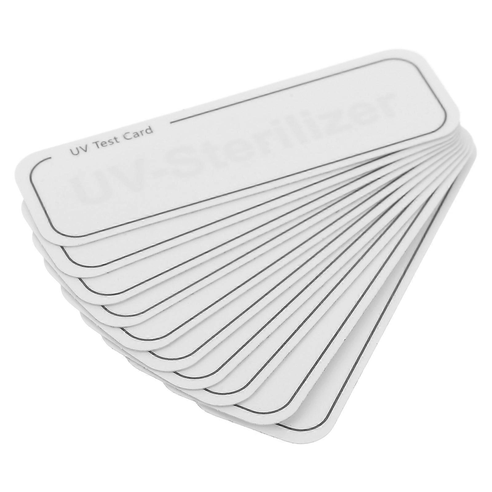Ultraviolet Test Kit 10Pcs High Precision Measurement Cards Designed For Outdoor Use Testing UV Intensity In Skin Care Products