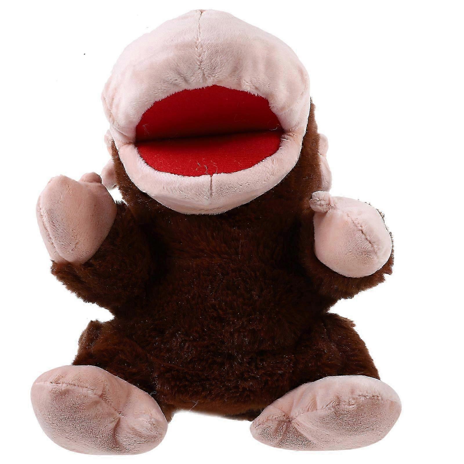 Soft Multi Colored Monkey Hand Puppet For Childhood Imaginative Play And Family Bonding 1Set