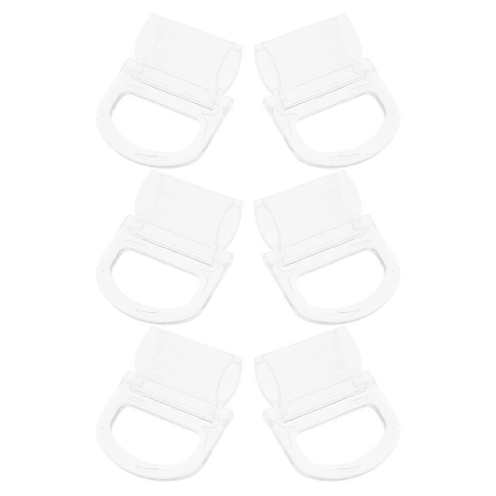 MLINS 6 Pcs Roller Shutter Handle 5 50X4 50X1 90CM Transparent