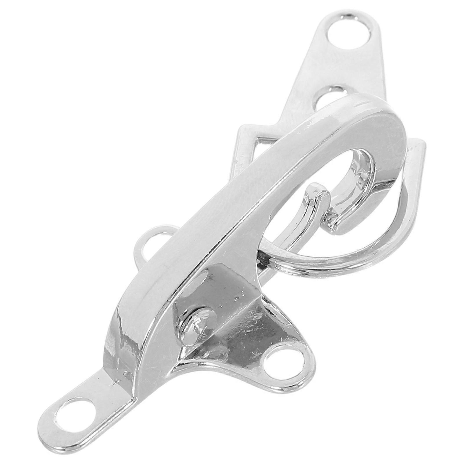 Boucle de ceinture décorative pour pull, 1 pièce, argentée