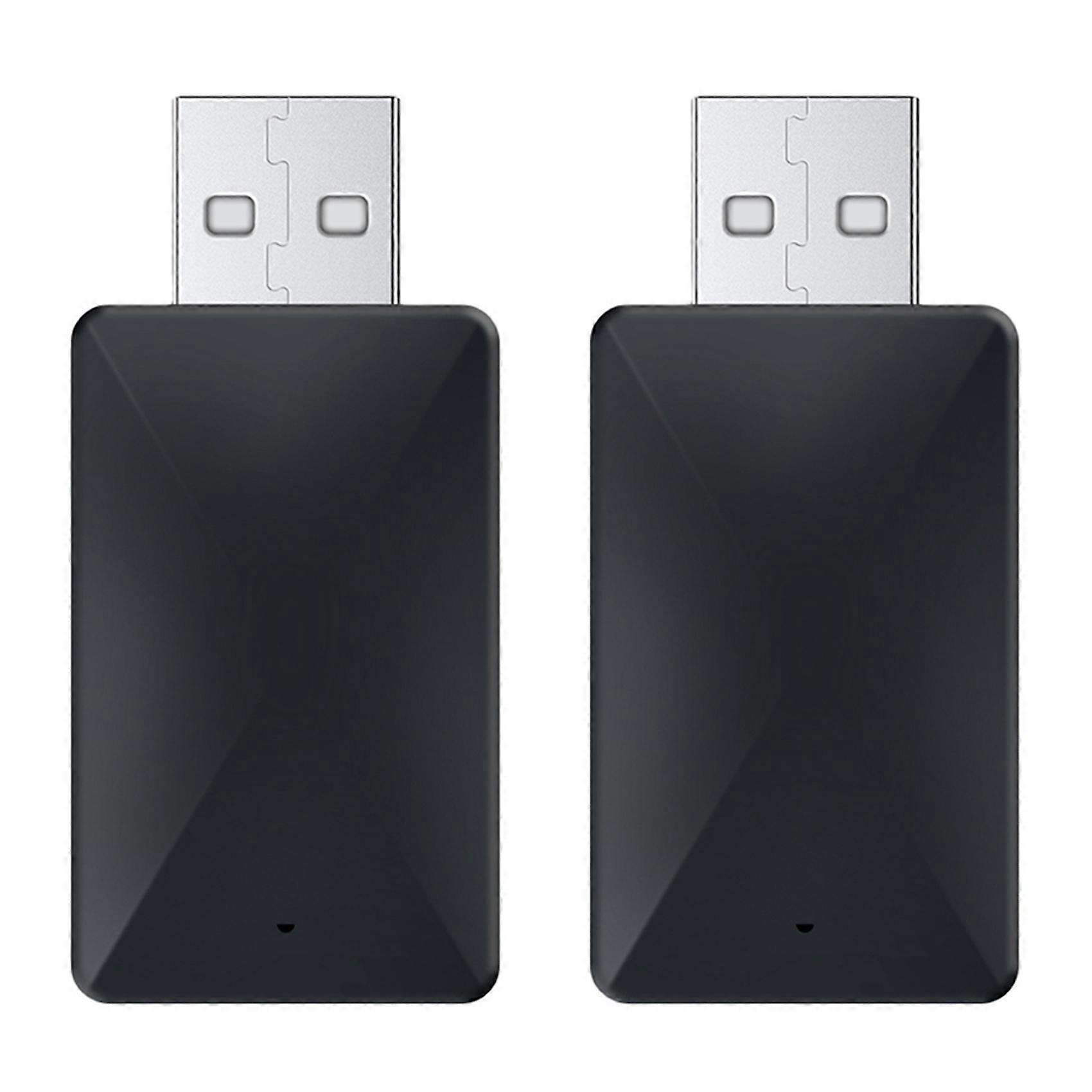 2X 2 in 1 Wireless Carplay Android Auto Adapter WiFi BT Auto Connect USB Dongle for Apple IPhone6 Android 11