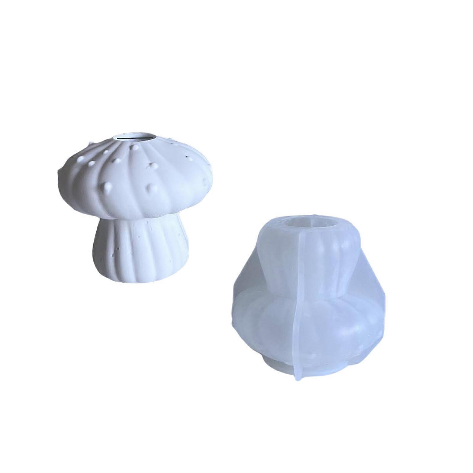 Elegant Mushroom Shaped Sturdy Silicone Flower Pots Mould Tool Must Have Accessory for Home Use Resin Art Enthusiasts  S