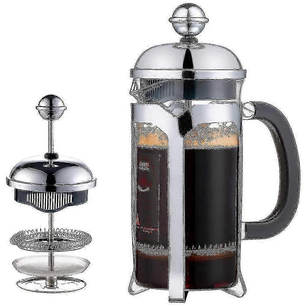French Press Coffee Maker(12 Oz),heat Resistant Borosilicate Glass