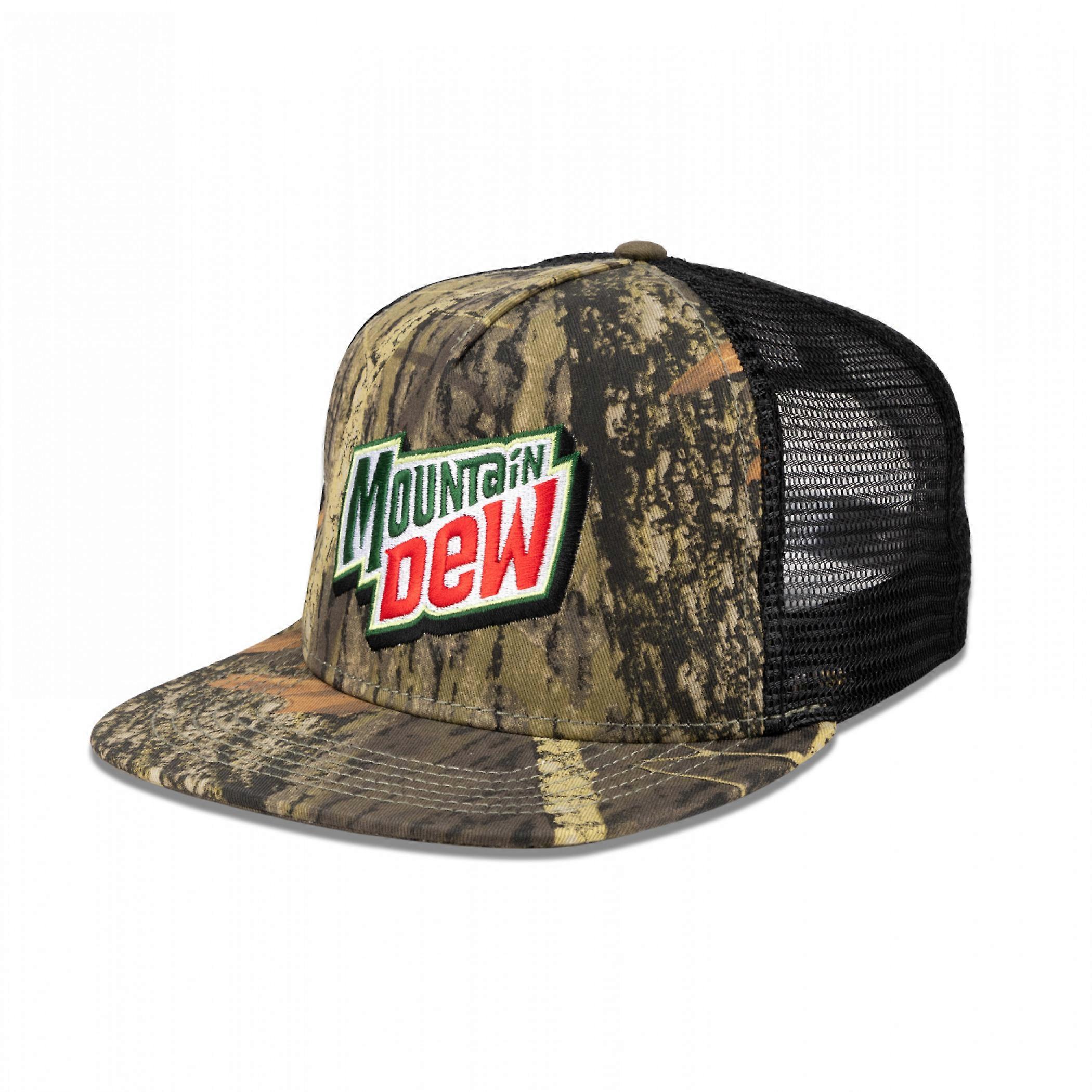 Mountain Dew Camo Flat Bill Adjustable Hat