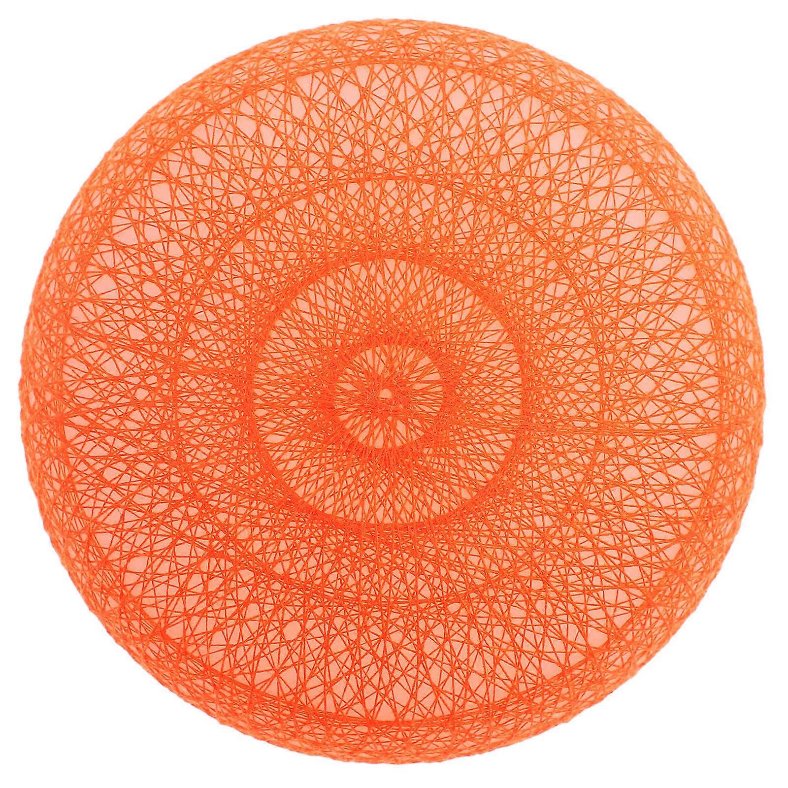 Globe Ceiling Lampshade Replacement for Indoor Light with Orange Plastic Cover