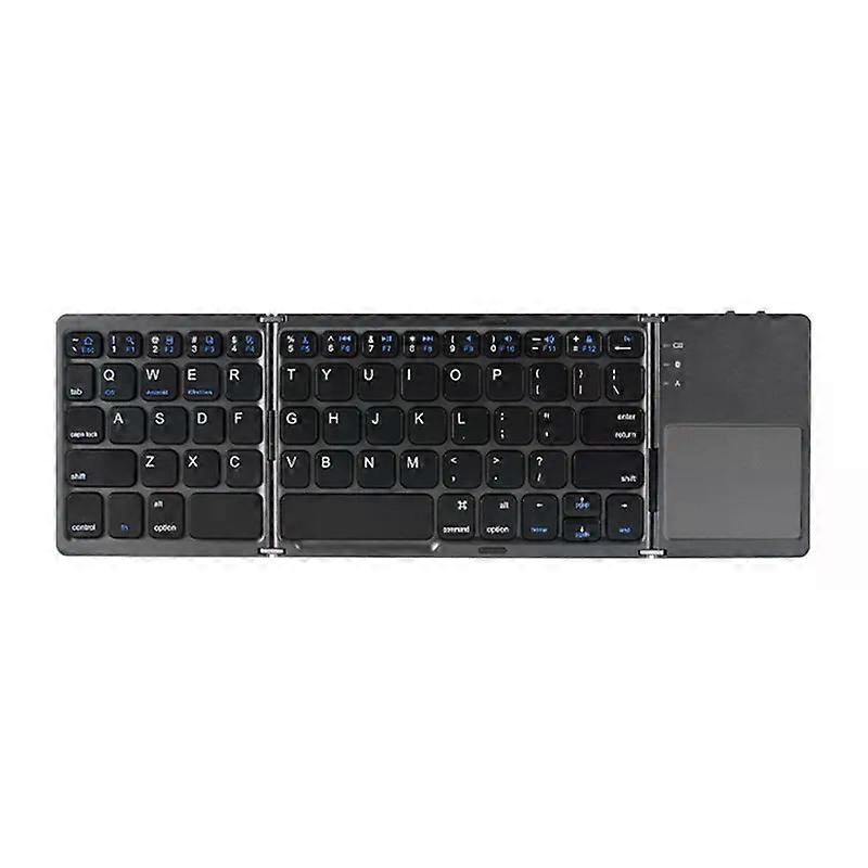 Wireless Folding Keyboard Bluetooth Keyboard With Touchpad For Windows Android IOS Phone Multi-Function Button Mini Keyboard