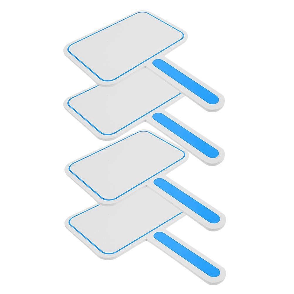 Blank Scoreboard Handheld Paddle Board for Voting with 4Pcs Erase