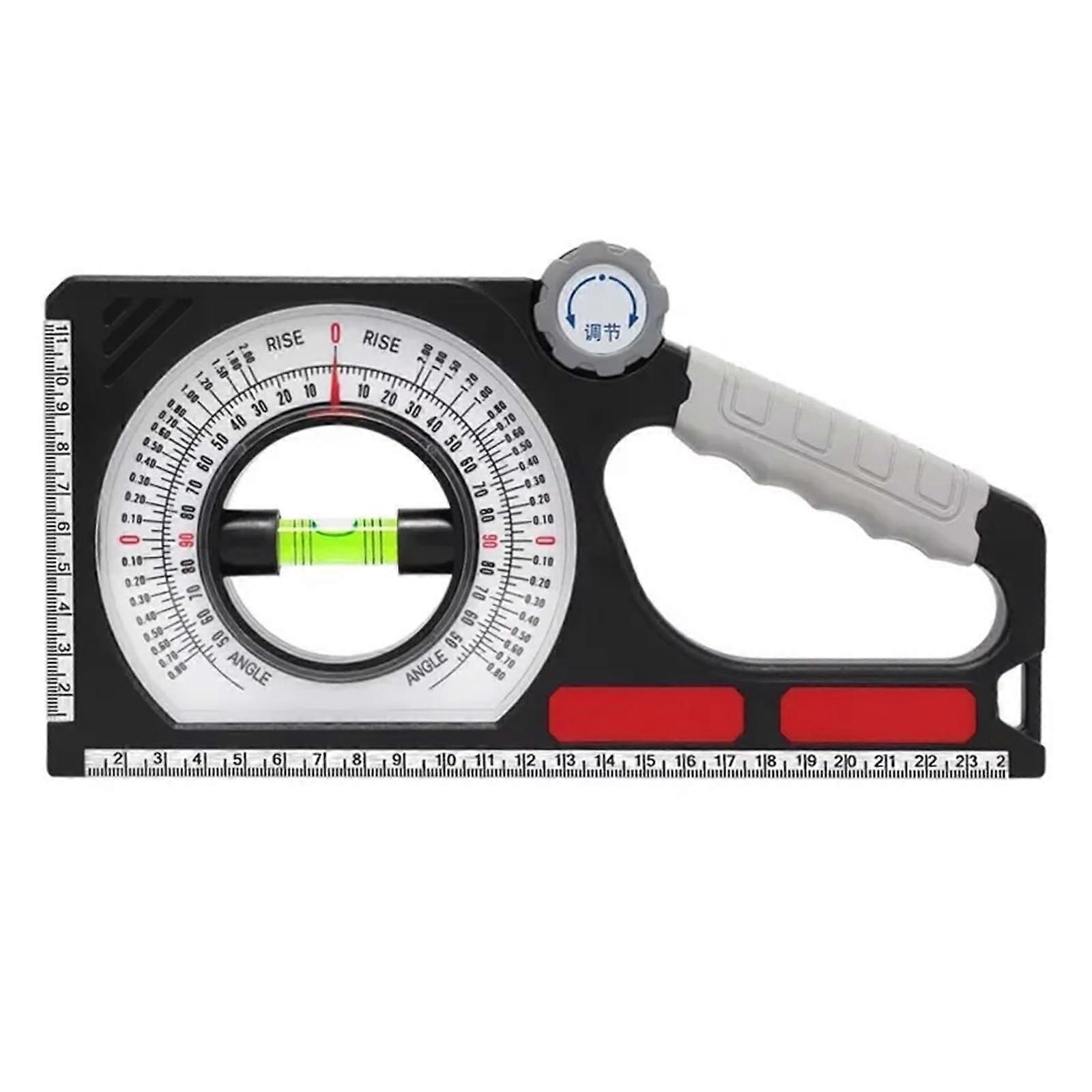 Digital Inclinometer with Magnetic Base, Dual Scale Precision 0180 Degree Angle Measuring Tool
