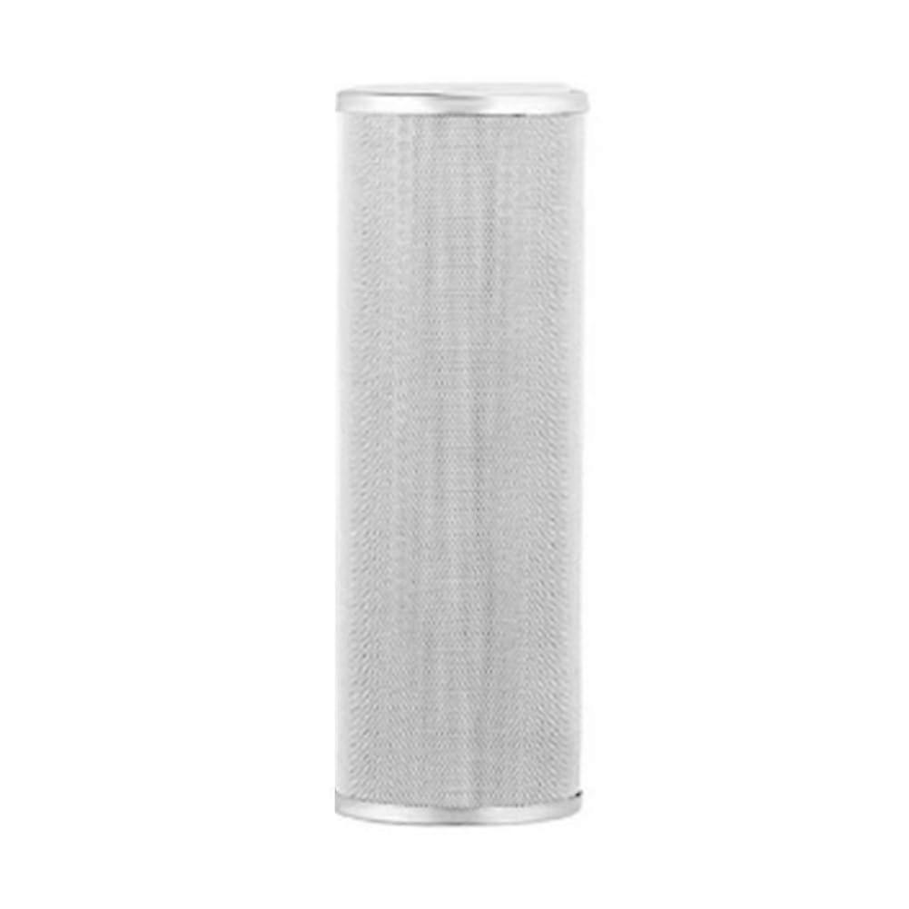 Filtro de purificação de água reutilizável de 10 polegadas em aço inoxidável 304, com filtragem de 1 e 5 mícrons, compatível com cartuchos de 10 polegadas.