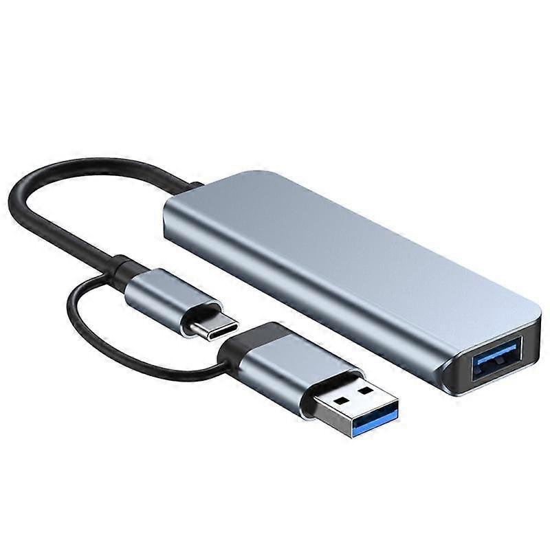 Portable Type C Docking Station USB C Hub with Highly Speed Data Transfer for Digital Enthusiasts Professional Students