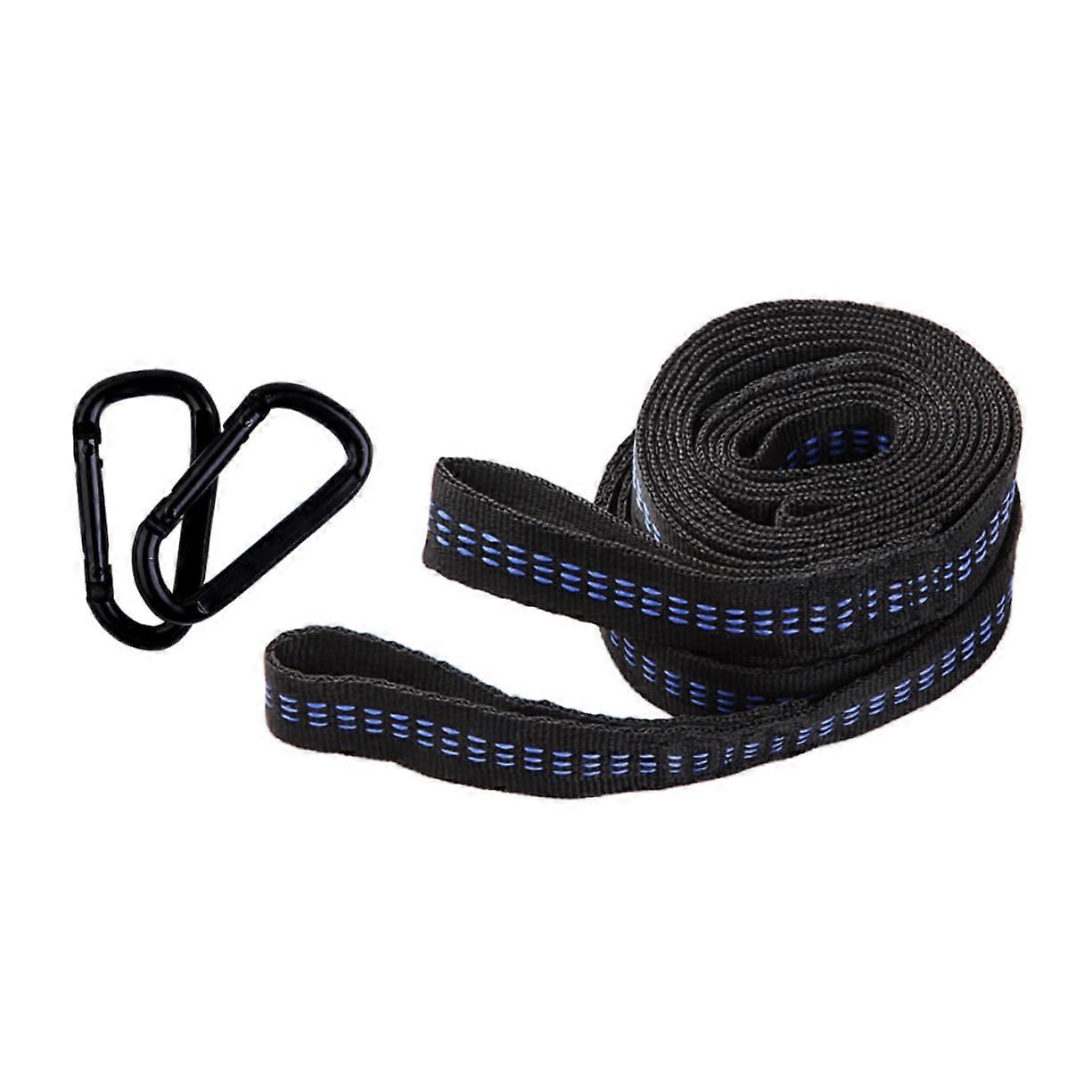 Hammock Tree Straps Set Adjustable TreeFriendly Suspension System Durable Polyester for Camping