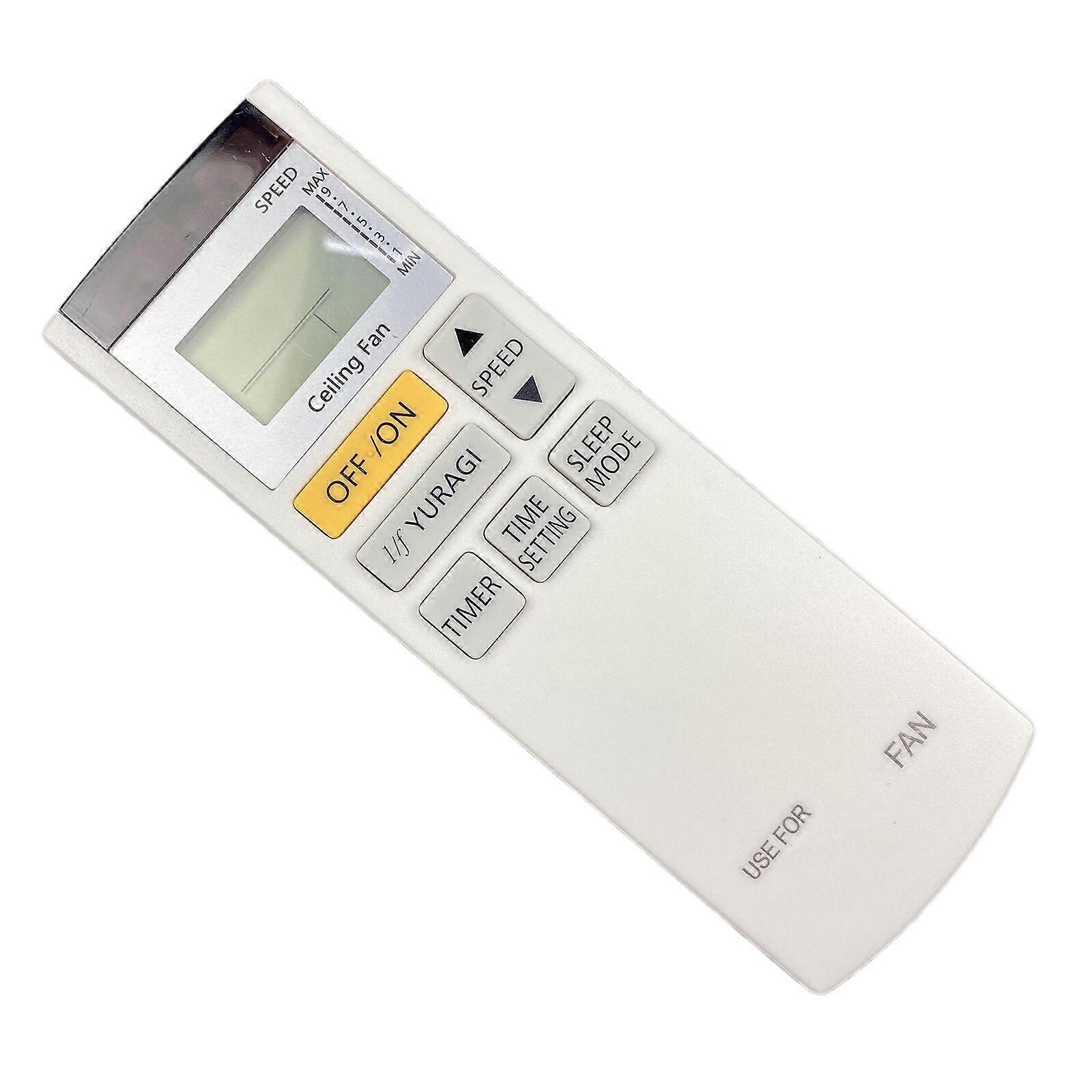 Universal Fan Remote Controller Replacement for Systems Easy To Use Button Reliable Signal Coverage  White