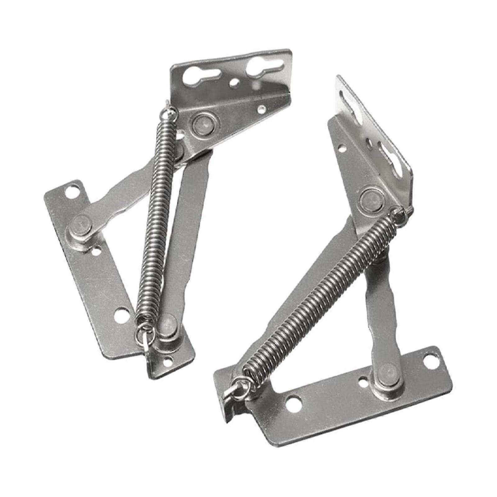 2025 2 Pieces 80 Degree Foldable Lifting Brackets Steel Sofa Hinge for Bed Corner