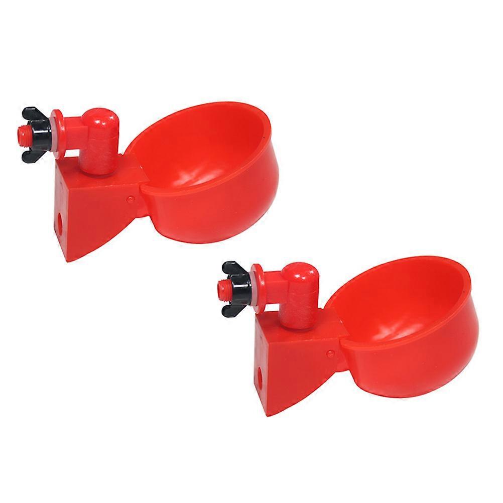 Poultry Water Dispenser Plastic Automatic Tool for Drinking 2Pcs