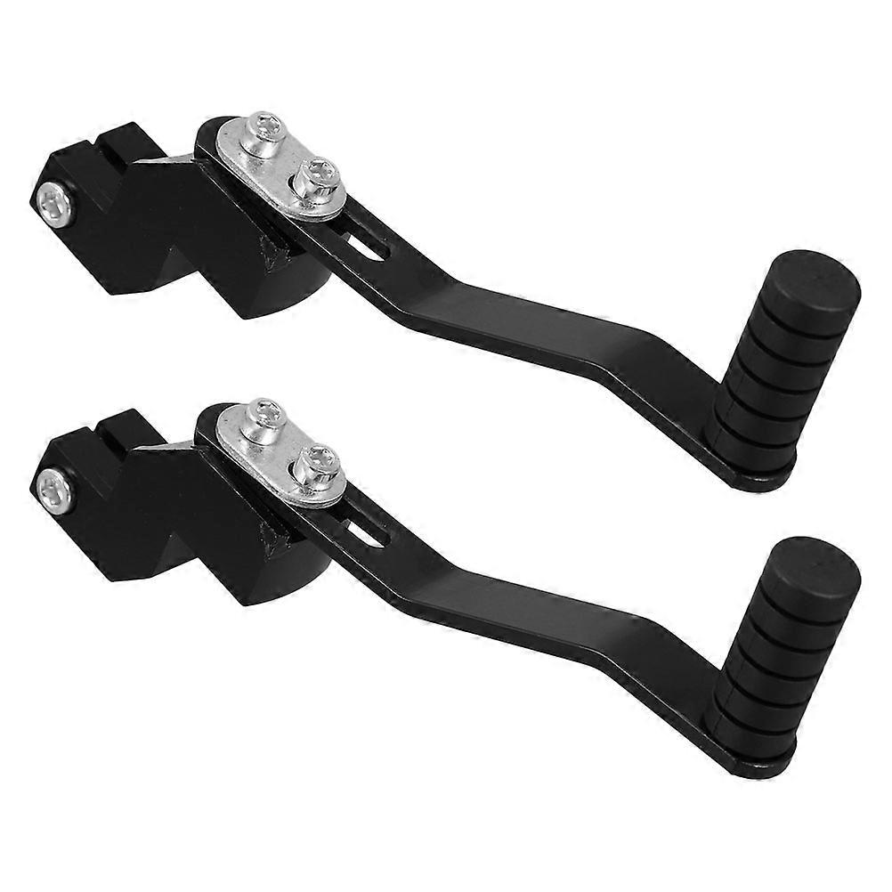 Motorcycle Gear Shift Lever Folding Type for Better Riding Comfort 2Pcs Black
