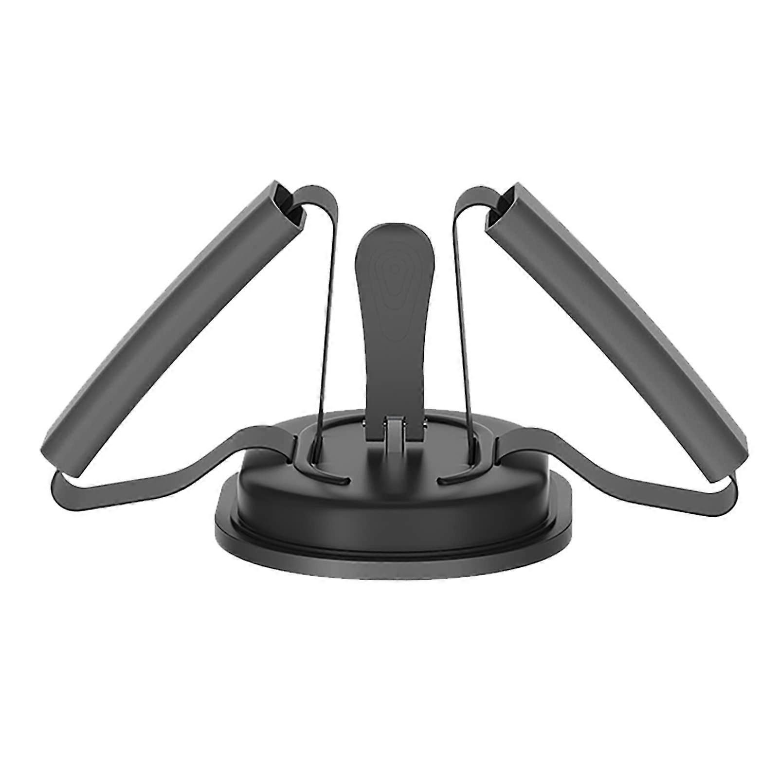 Sit Up Assistant Device with Dual Spring Resistance and Strong Suction Base for Home Workout