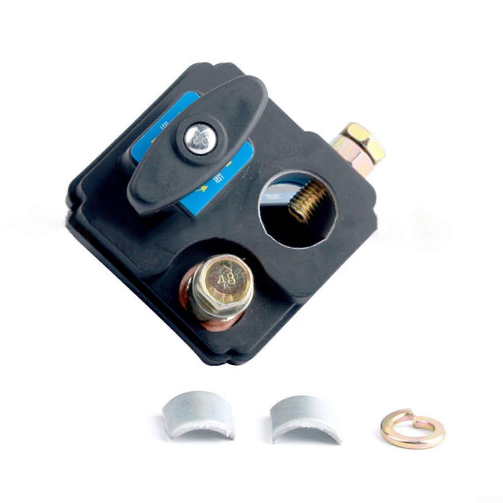 Battery Disconnect Switch for Negative Terminal 250A Brass Car Cut Off with Tool Installation