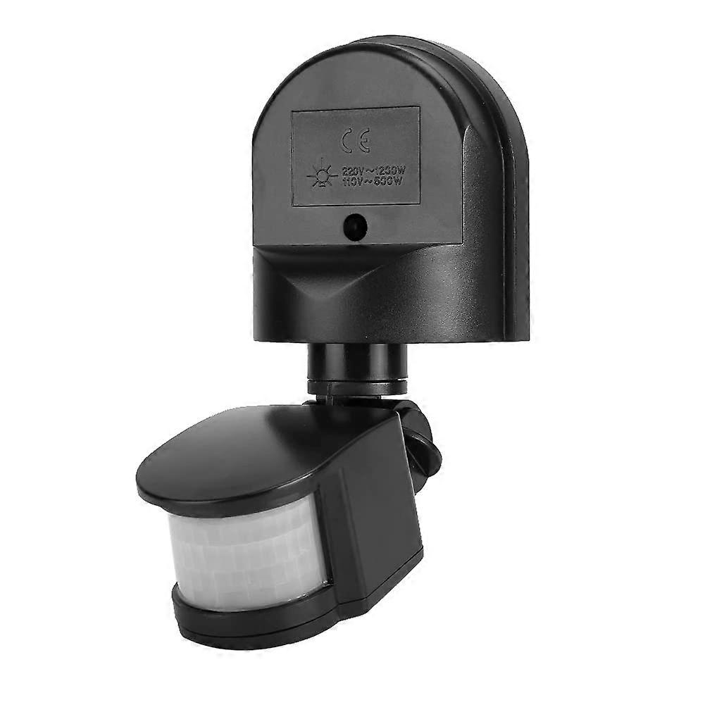 PIR Motion Sensor 1200W Infrared Wall Mounted Light Switch IP44 Weatherproof Adjustable Detection Range