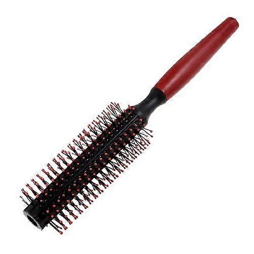 Round Hair Brush with Ergonomic Handle for Precise Curl Shaping and Flexible Styling