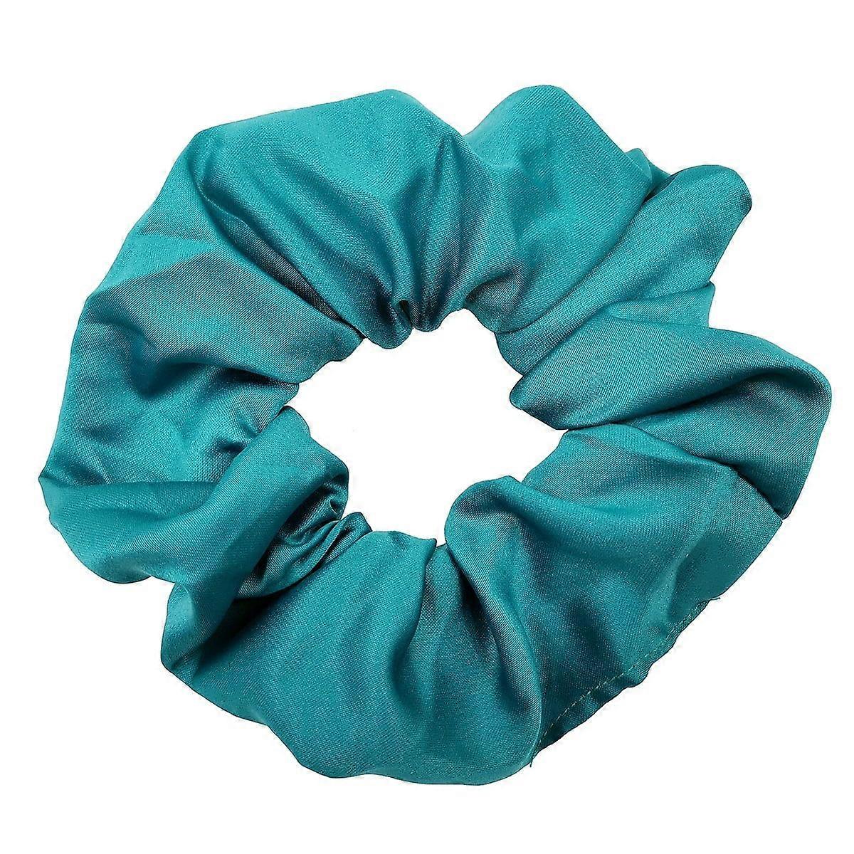 2 pieces solid color hair ties large intestine rings solid color satin